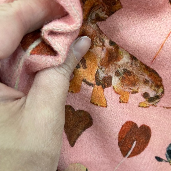 SM Pink Dachshund Print Women’s Sweater – Hearts & Cupcakes - Picture 9 of 9